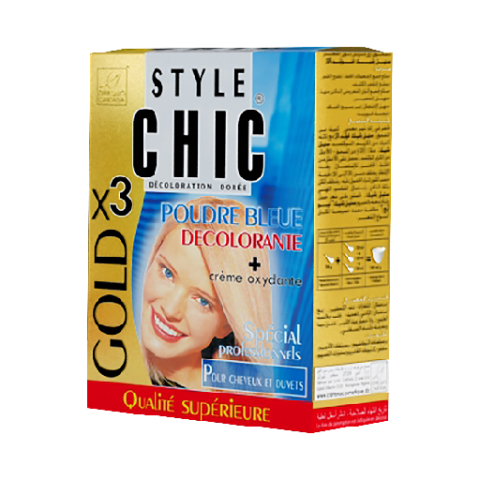 Poudre décolorante X3 Gold 30g avec oxydant