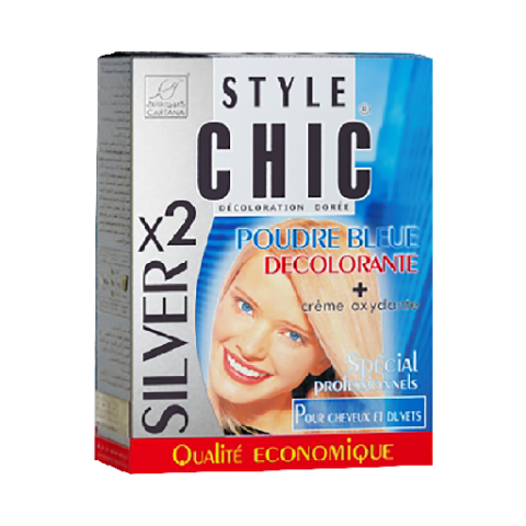 Poudre décolorante X2 Silver 30g avec oxydant