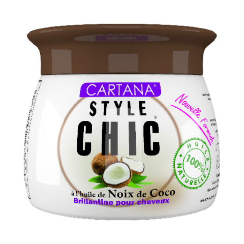 Brillantine à l huile de noix de coco